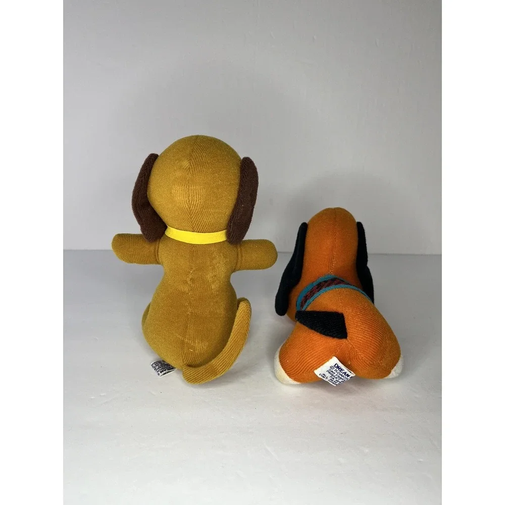 Vintage Dakin Dream‎ Pets Brown and Orange Dog Stuffed Animals 1977-78 Plushies